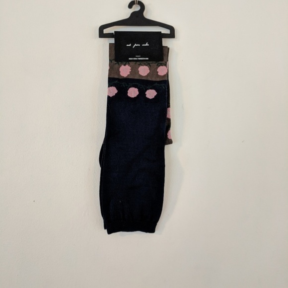 Urban Outfitters Knee High Floral Socks - Picture 3 of 5